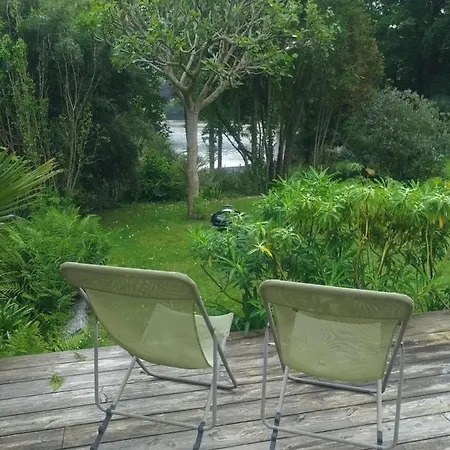 Un Jardin En Pente Douce Villa Locquenole Exterior photo