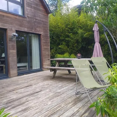 Un Jardin En Pente Douce Villa Locquenole Exterior photo